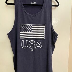 Under Armour Navy USA Tank Top